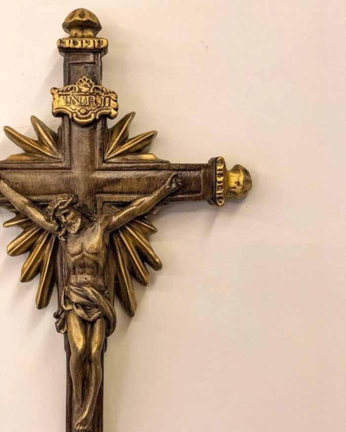 Crucifixo de Parede - Casa Da Promessa - 32 cm