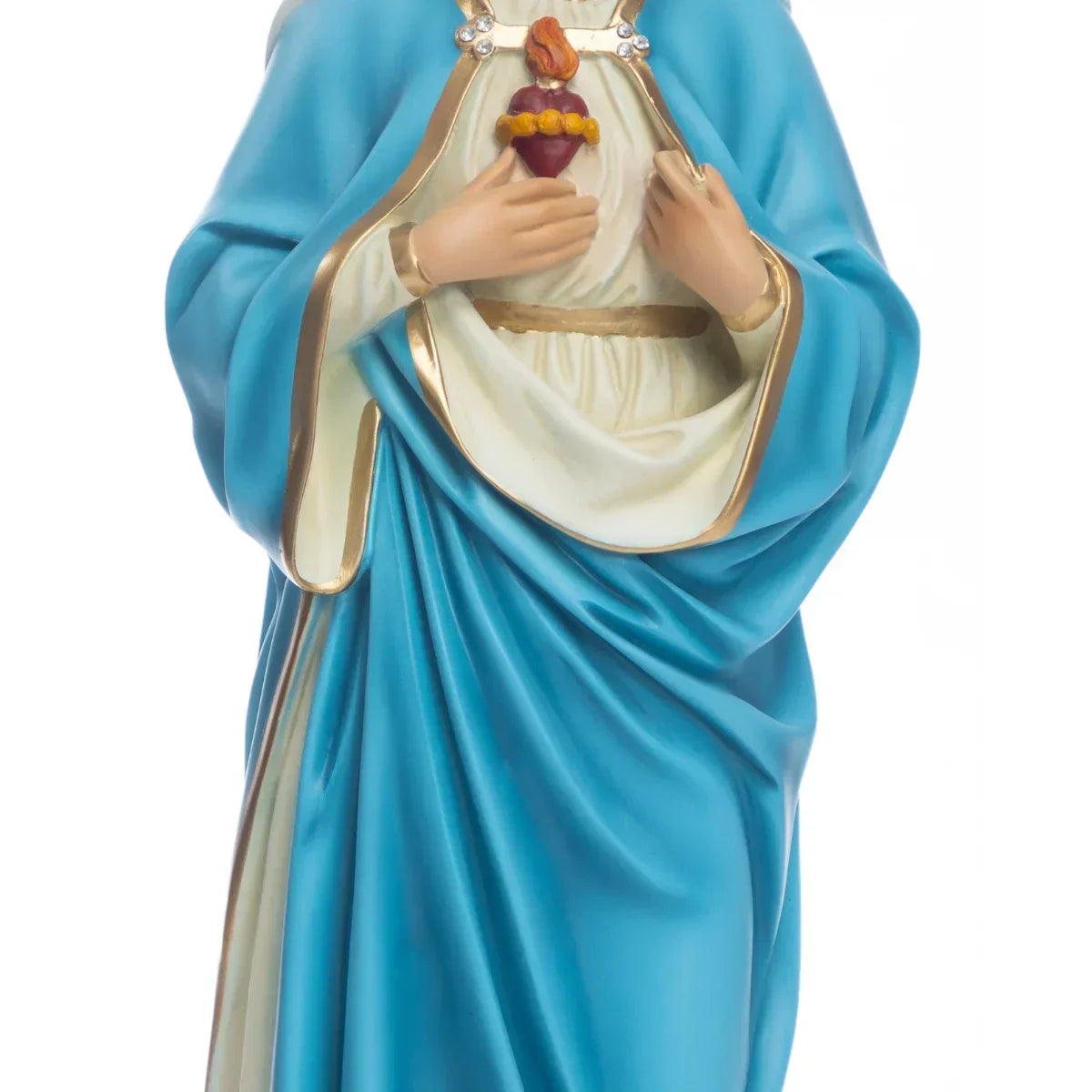Imagem Imaculado Coração de Maria - Casa Da Promessa - 60 cm c/ Olhos de Vidro | Resina