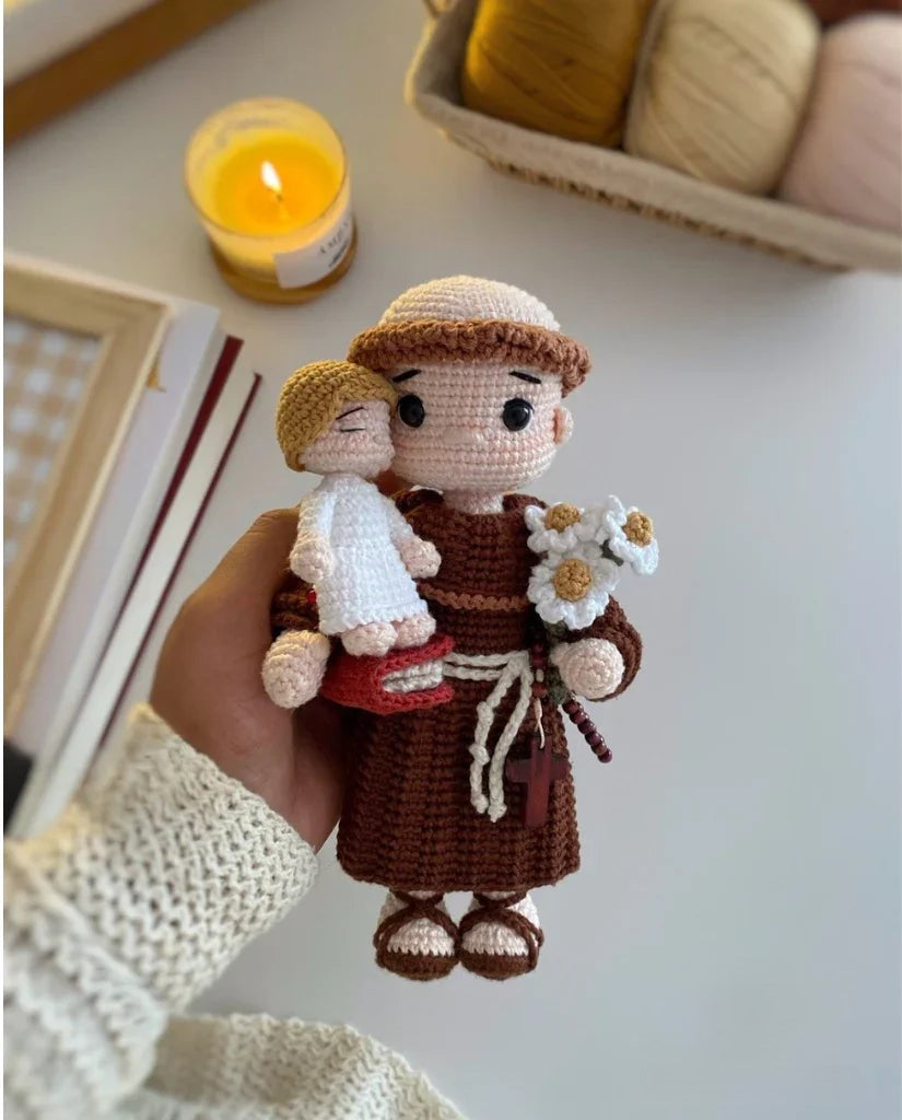 Santo Antônio do Amor e da Providência – Sagrado em Crochê | Santa Arte