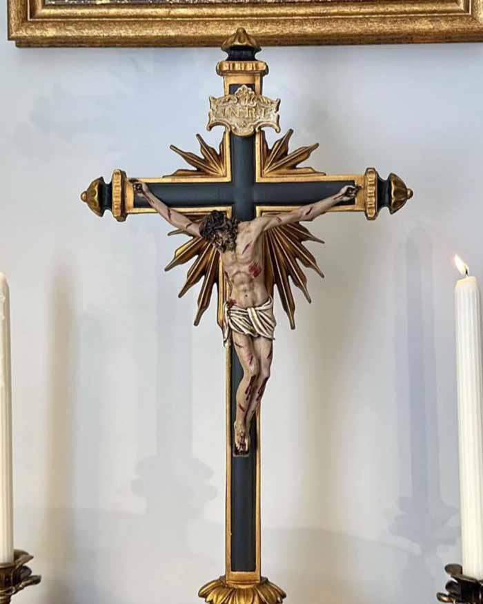 Crucifixo de Parede - Casa Da Promessa - 32 cm