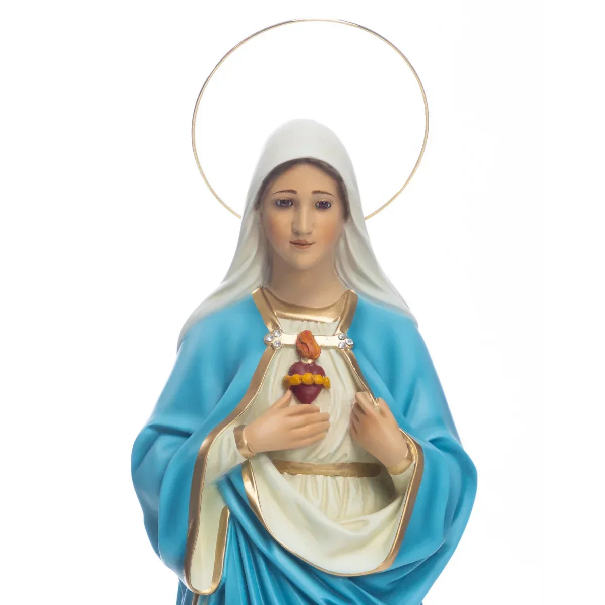 Imagem Imaculado Coração de Maria - Casa Da Promessa - 60 cm c/ Olhos de Vidro | Resina
