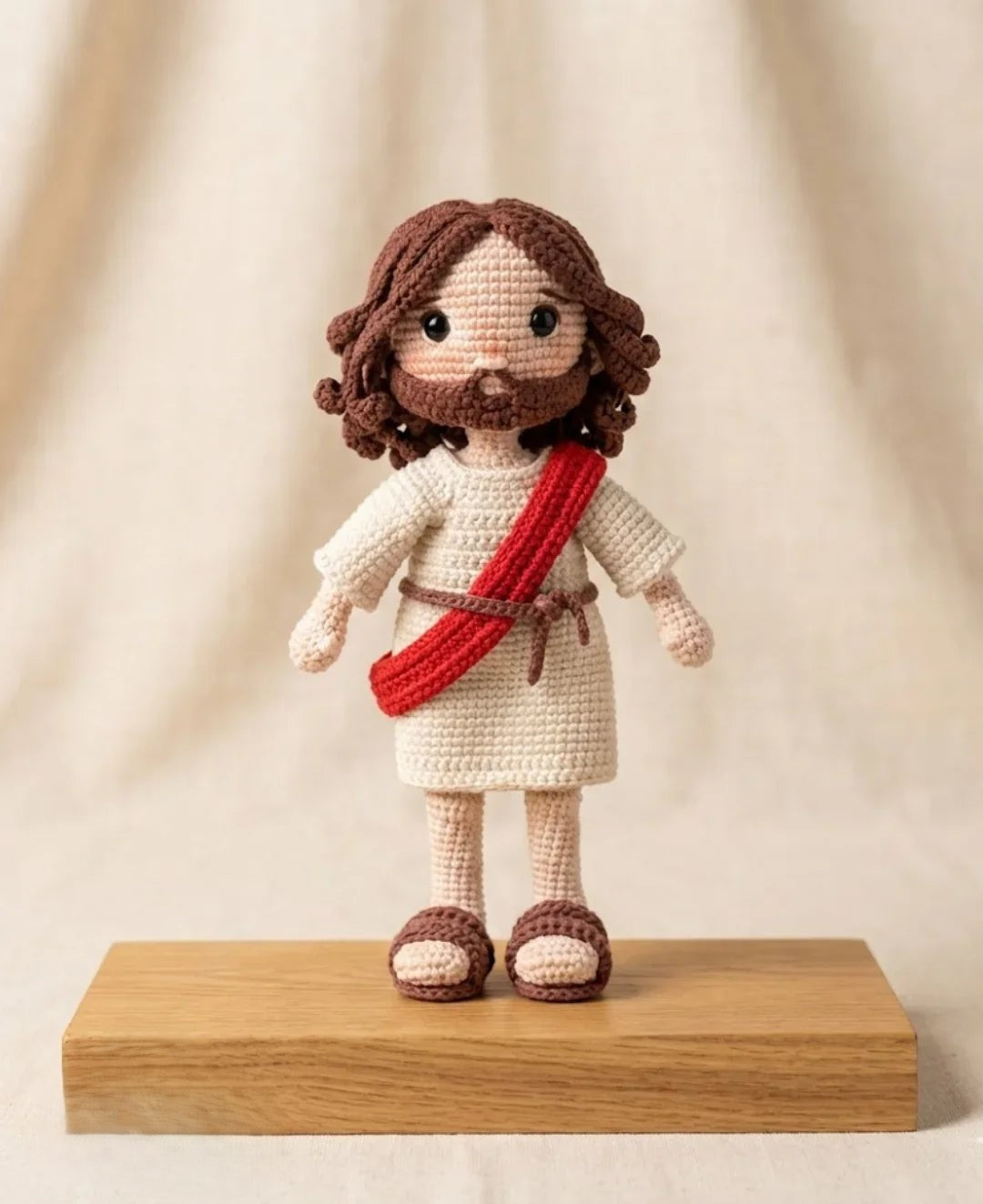Jesus Cristo Fé – Amor e Misericórdia em Amigurumi Sagrado | Santa Arte